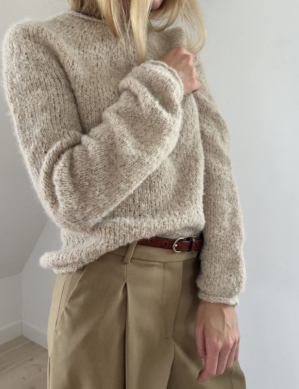 Plain Yoke Sweater
